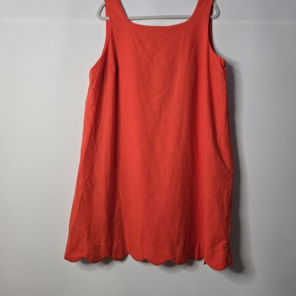 kate spade Dresses & Skirts - KATE SPADE (Target) Sx XL Sleeveless Dress, Wide Rounded Neckline, Scalloped Hem